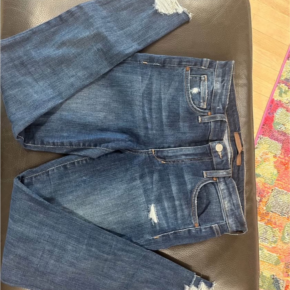 Joes skinny frayed jeans. Size 26